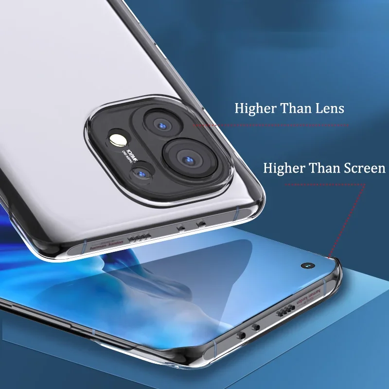 Ultra-thin Frameless Clear Case For Xiaomi 9Pro 10 10T 10S 11 12 Poco M4 M3 Pro Lite Ultra Redmi Note 8 9 10 10S 11 10X 5G Cover