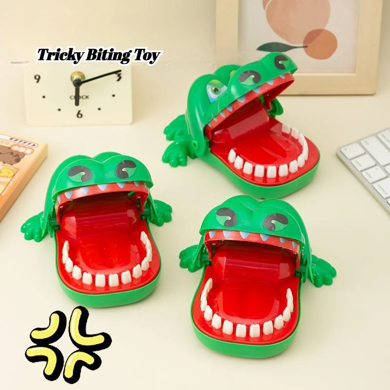 لعبة تفاعلية على شكل تابوت التمساح لعبة سحب الأسنان المزحة للأطفال الوالدين والطفل لعب متعة أنيقة ألعاب مزحة كبيرة الحجم إبداعية