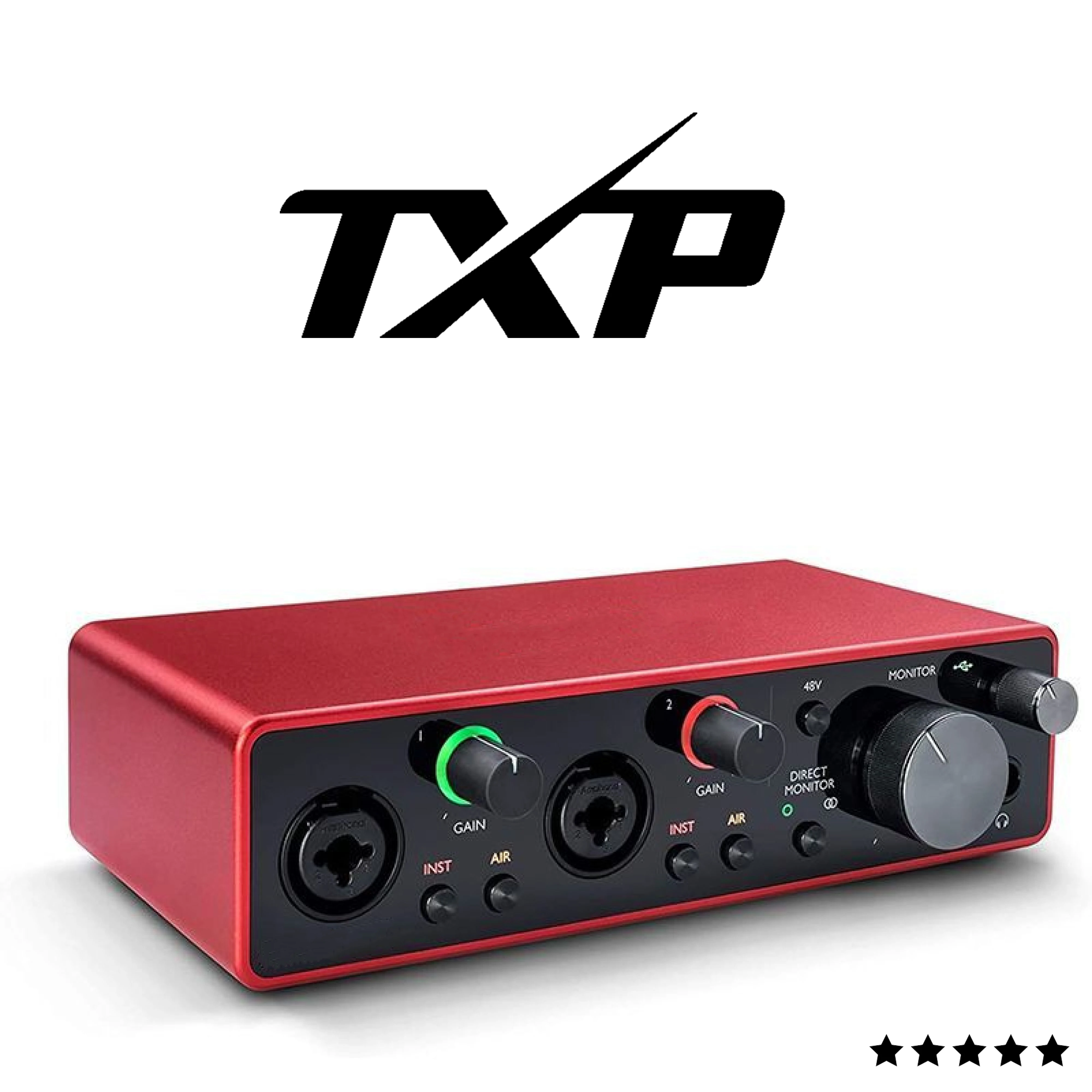 Wild audio TXP-2i2 externe USB carte son statique JEAudio sauna téléphone amplificateur micro préampli (2i2)