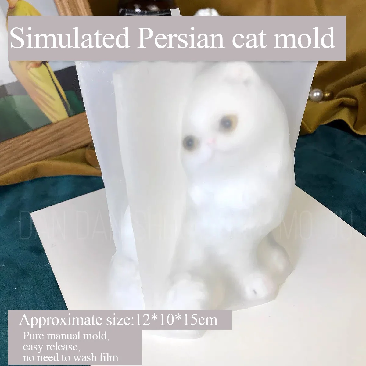 3D Stereo Cosmos Cat Thin Silicone Mold, Drop Glue, Manual DIY Plaster, Special DIY