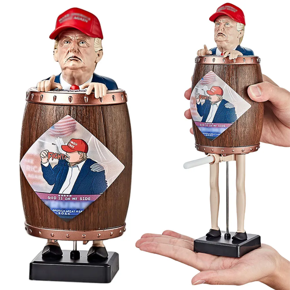 Donald Trump Funny Cigarette Holder Donald Trump Collectibles Creative Spoof Cigarette Box for Christmas Party Home Decor