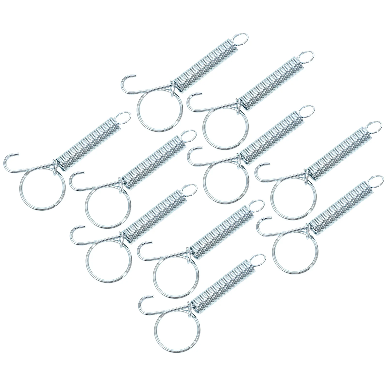 

10Pcs Bird Cage Door Hook Spring Latch for Rabbit Chicken Quail Pigeon Cage Stainless Steel Secure Closure Easy Mount