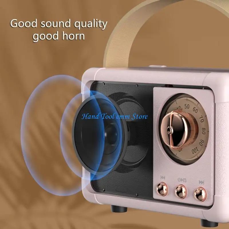 H37F HM11 Portable Music Player Mini Retro Radio Travel Speaker for Phone Outdoor