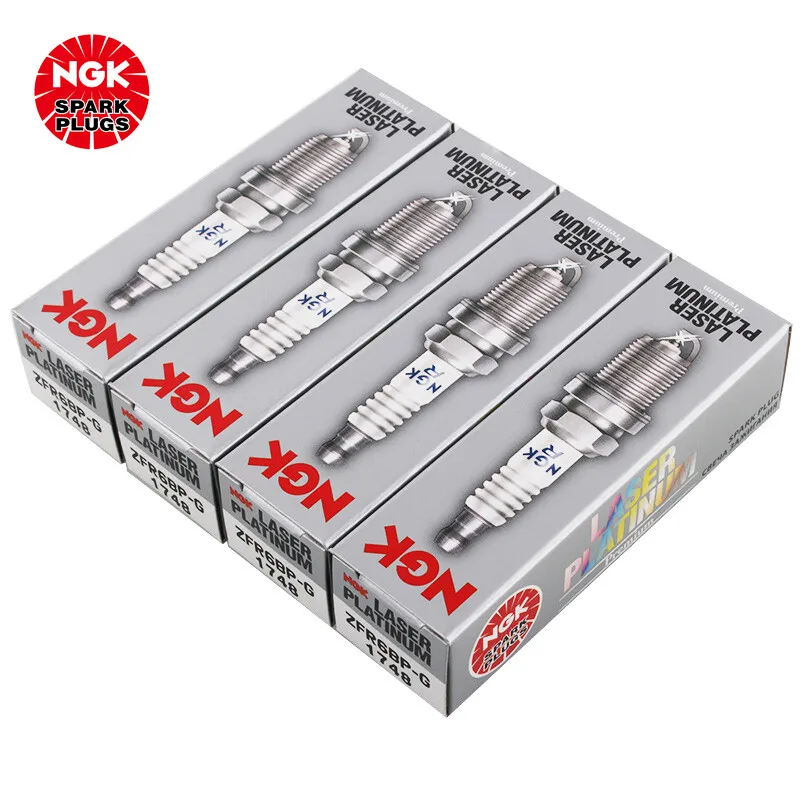 NGK 1748 Spark plug ZFR6BP-G is suitable for the Buick Regal Chevrolet Cruze Malibu（4PCS)