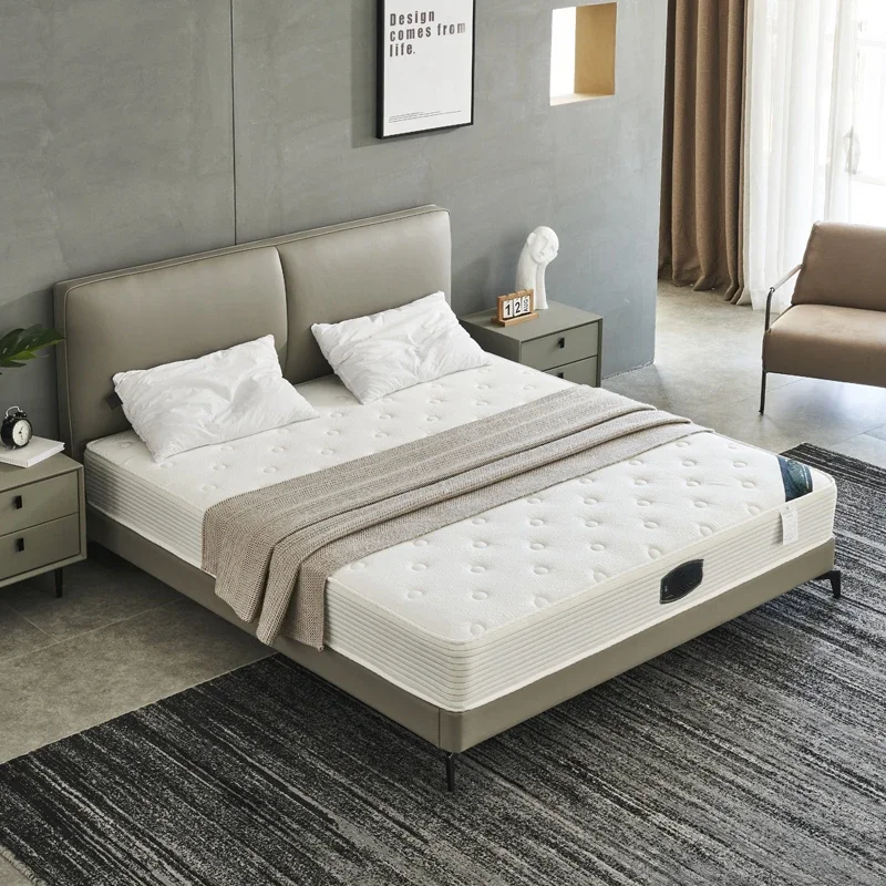 King Mattress High Density Memory Foam 200x200x22cm Queen Size with Pocket Spring for Hotel and Bedroom Use