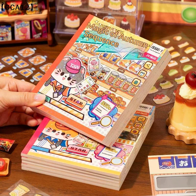 

Набор ретро-стикеров в японском стиле с мультяшными персонажами, 24 шт., для декоративного скрапбукинга, аксессуары для дневников и рукоделия