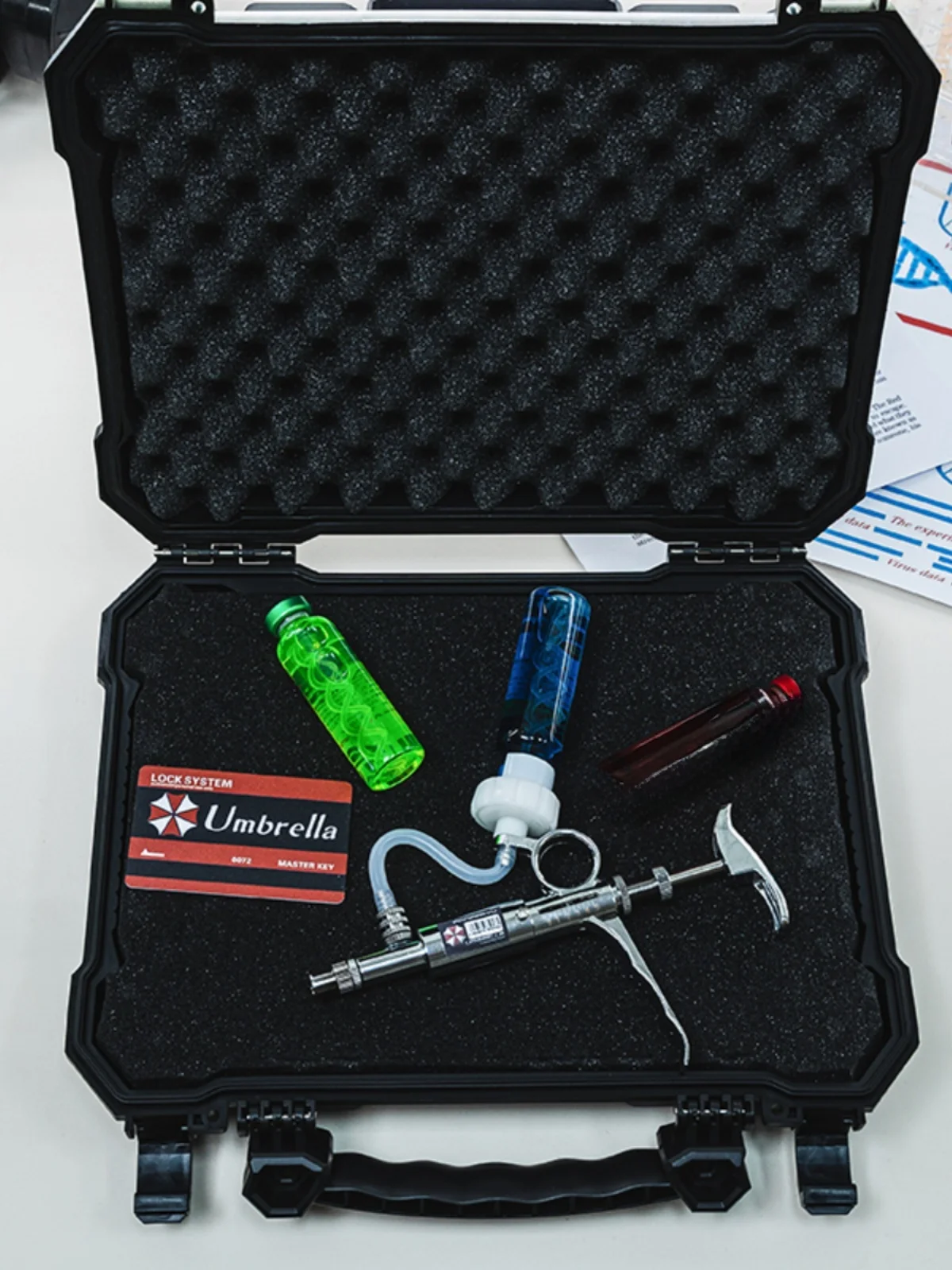 Biohazard Virus Model Toy Box Handheld Game Tool Kit Children's ...
