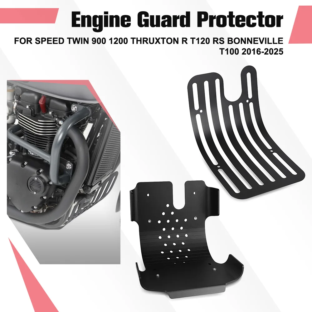 For Speed Twin 900 1200 Thruxton R T120 RS Street Twin 2016-2025 2024 Motorcycle Engine Guard Protection Bonneville T120 T100
