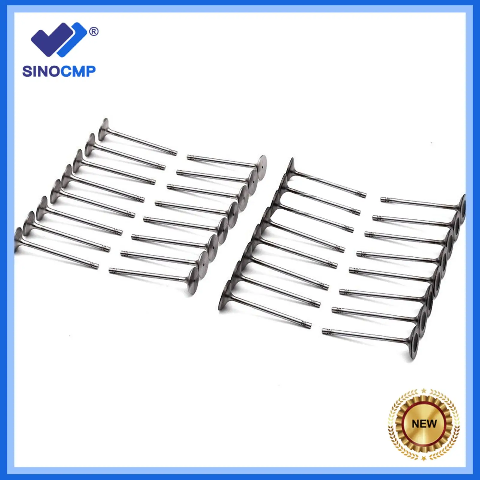 

32Pcs Engine Intake & Exhaust Valves Set 94810532102 94810532252 For Porsche Panamera Cayenne 9PA 92A M48 4.8T Car Parts