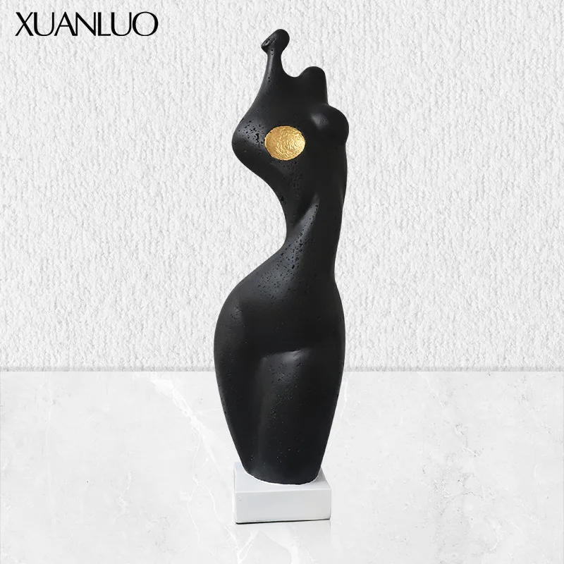 Minimalist Modern Abstract Figurative Sculpture Ornament Hotel Lobby Show Flat Clubhouse Soft Furnishing Creative Display Piece