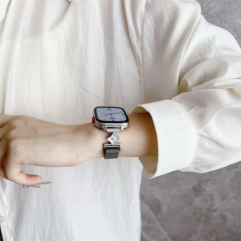 

Milanese Loop Band For Huawei Watch FIT 3 4 Strap smart Magnetic stainless steel correa for Huawei fit4 2024 NEWEST Accessories