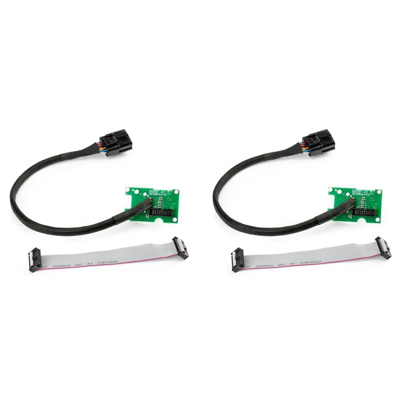 2X Monitor Display Plug Connector 14390065 For Volvo ECU EC160 EC210 EC240 EC290 EC330 EC360 EC460 EC140B EC160B