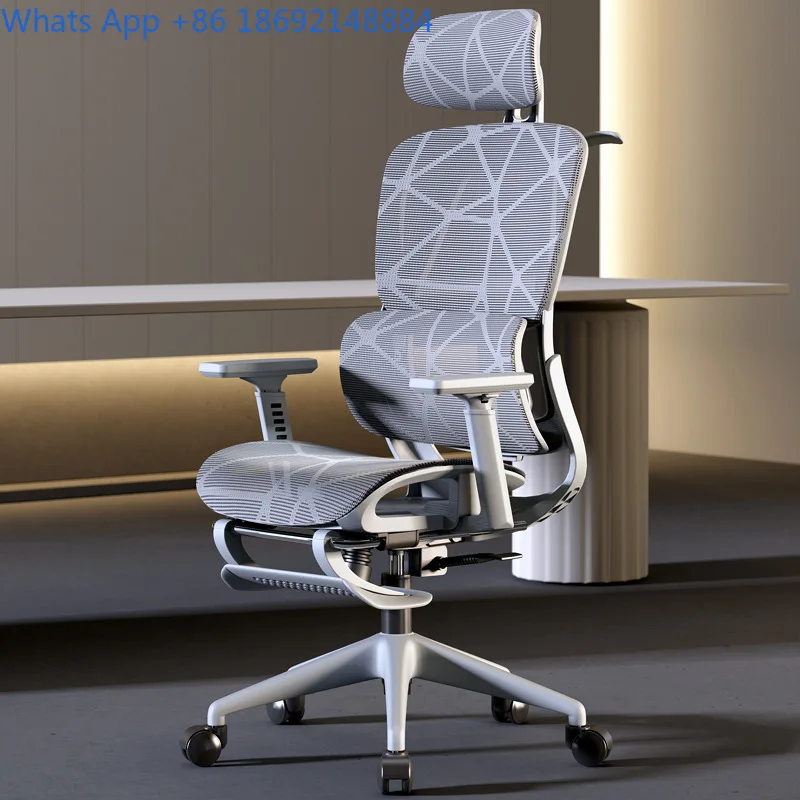 

Home Office Computer Chair with Backrest, Comfortable Hollow Chair for Long Sitting, Ergonomic Study Chair