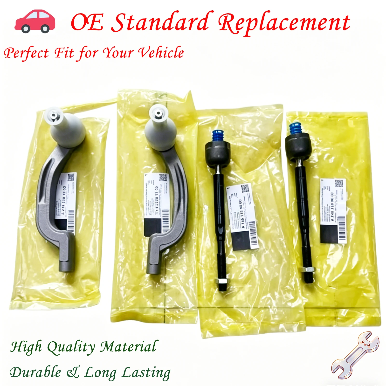 

1PC Inner/Outer Steering Tie Rod End GENUINE A2463301700/ A2463301800 /A2463380000 For MERCEDES-BENZ A-CLASS W176 B-CLASS W246