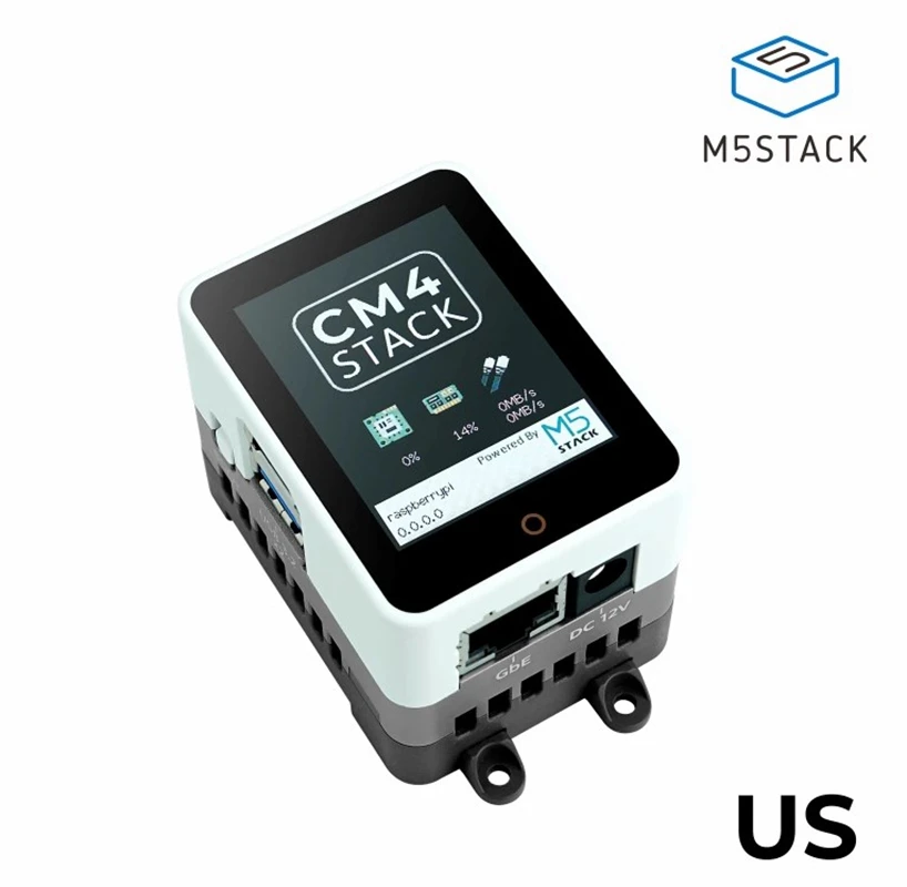 M5Stack CM4STACK Raspberry Pi CM4 Integrated micro host CM4104032 American version power supply