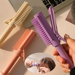Hair Root Clips Retractable Hair Volumizing Styling Tool 2-in-1 Curling Comb Hair Roller Brush Hairdressing Comb Styling Tools