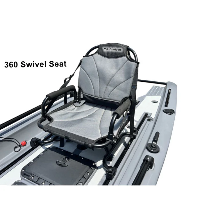 Yak Outdoors High-End Aluminum Lightweight 360 Rotating Kayak Seat with Swivel Base for Rivers