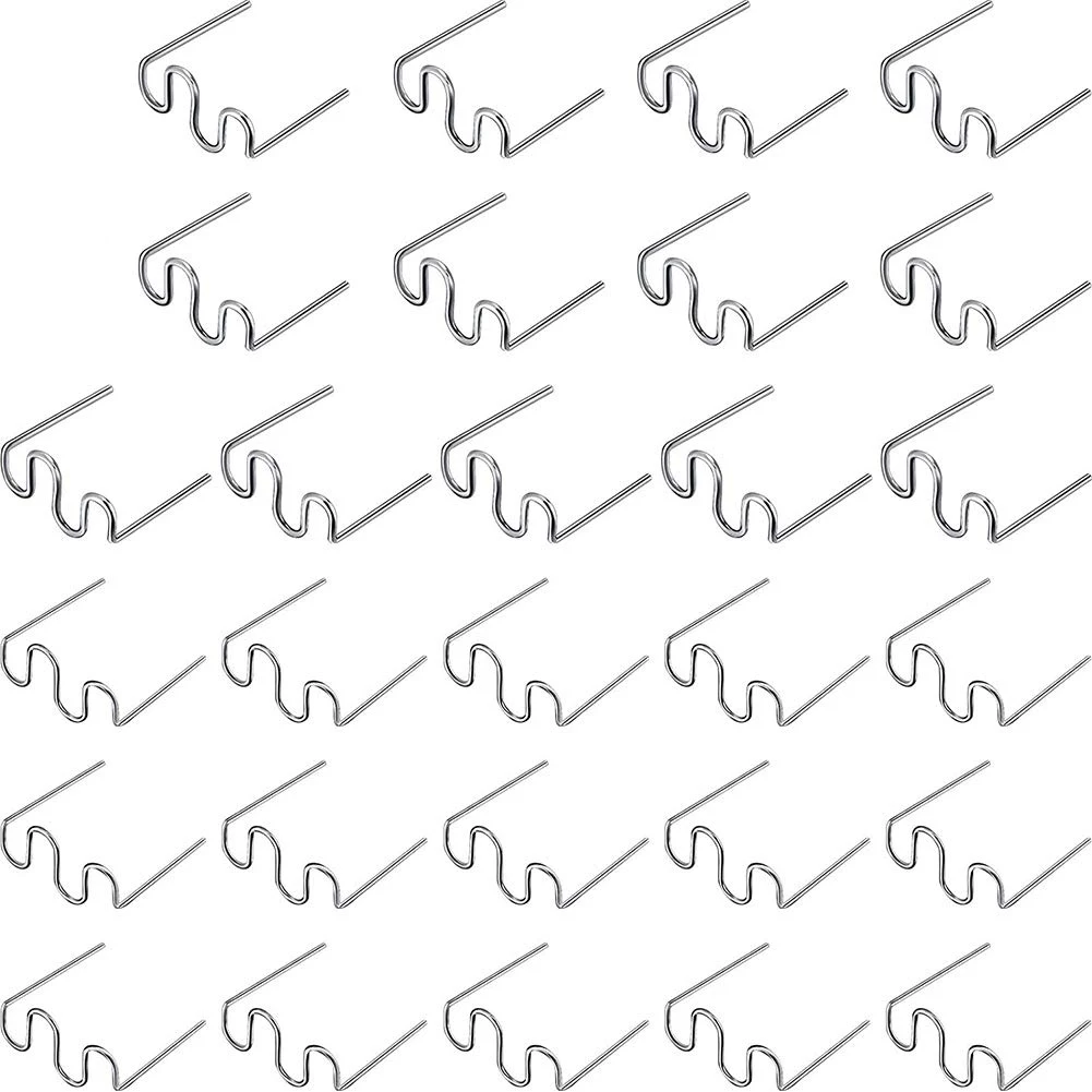 1000pcs Plastic Welding Staples Metal S Wave Staples for Car Bumper Repair 0.6mm 0.8mm Auto Crack Fix Kit Durable Heavy Duty
