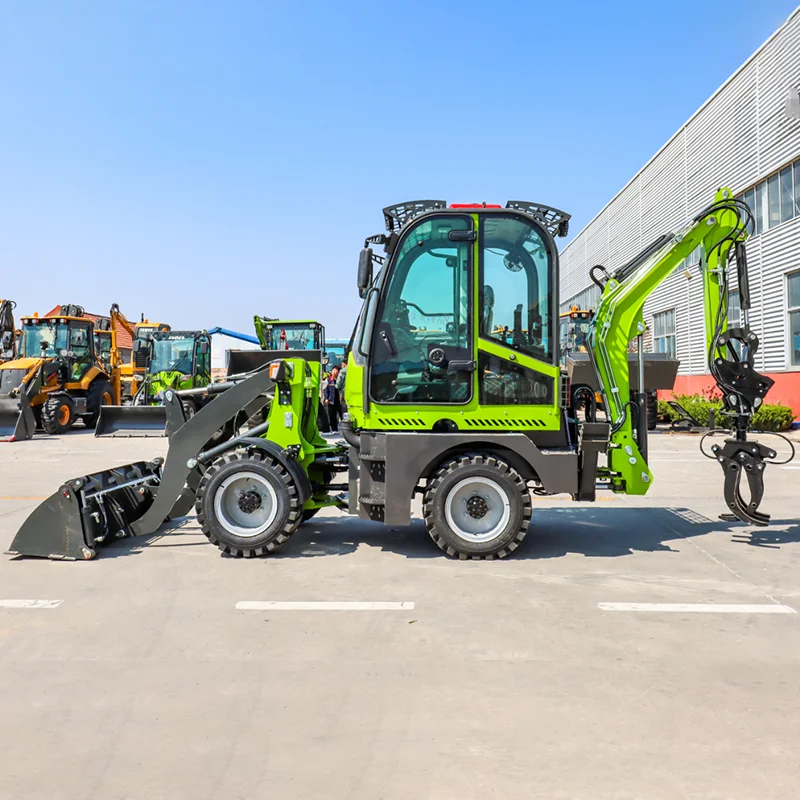 

Wheel Excavator Heavy Equipment 15-20 Backhoe Tractor 2.0 Ton Backhoe Loaders From China Factory