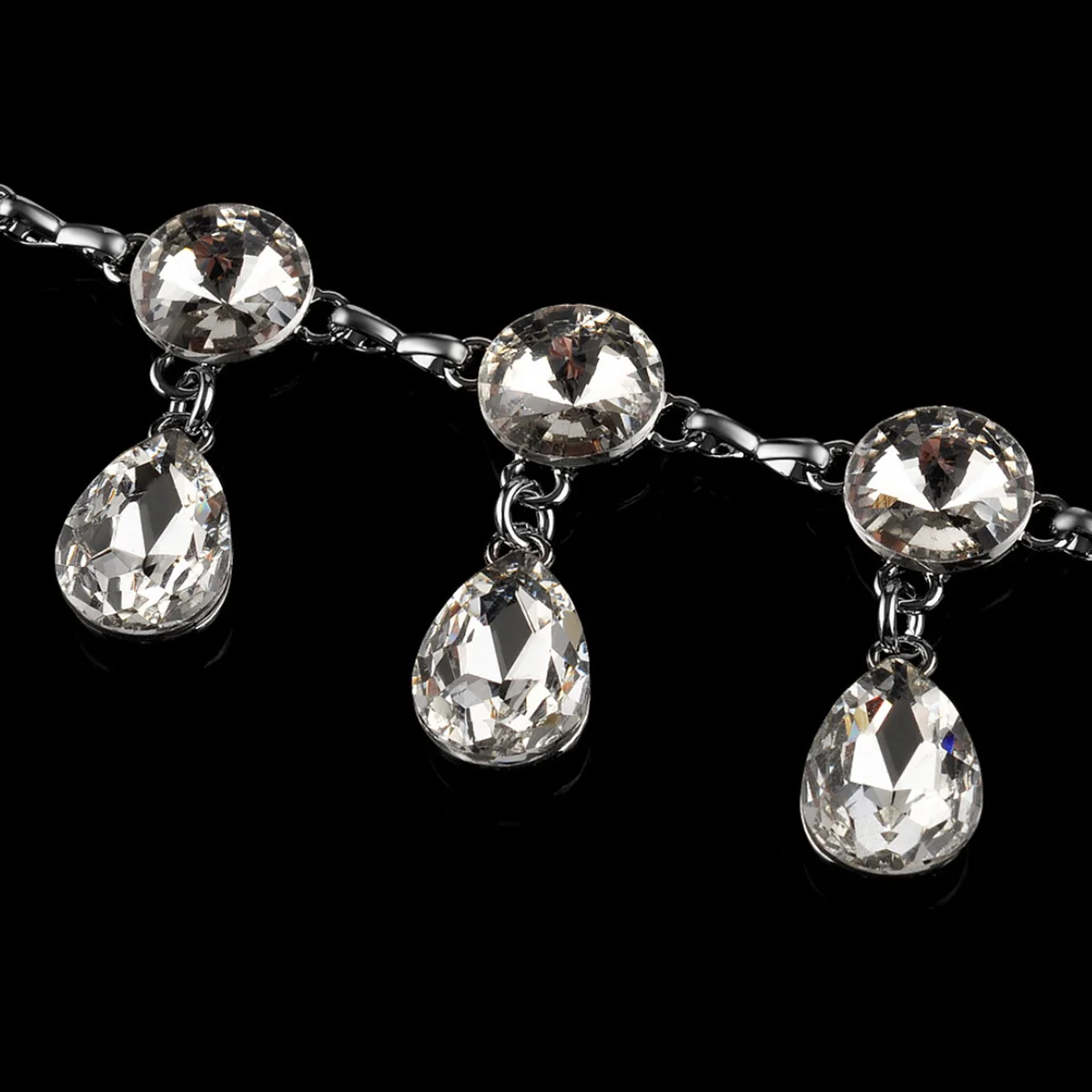 1Pcs Women Waist Chain Water Drop Alloy Rhinestone Body Chain Fashion Elegant Dress Dance Party Prom Wedding Decoration