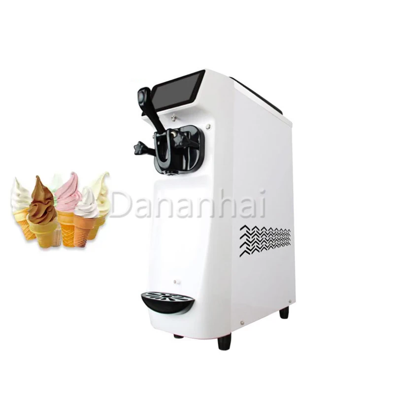 

Ice Cream Machine Desktop Soft Pack Portable Commercial Floor Mounted Frozen Yogurt Machine