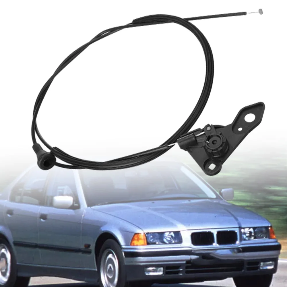 Car Bonnet ​Hood Release Cable For BMW M3 E36 318i 318ti 325i 328i 51231960853, 85853
