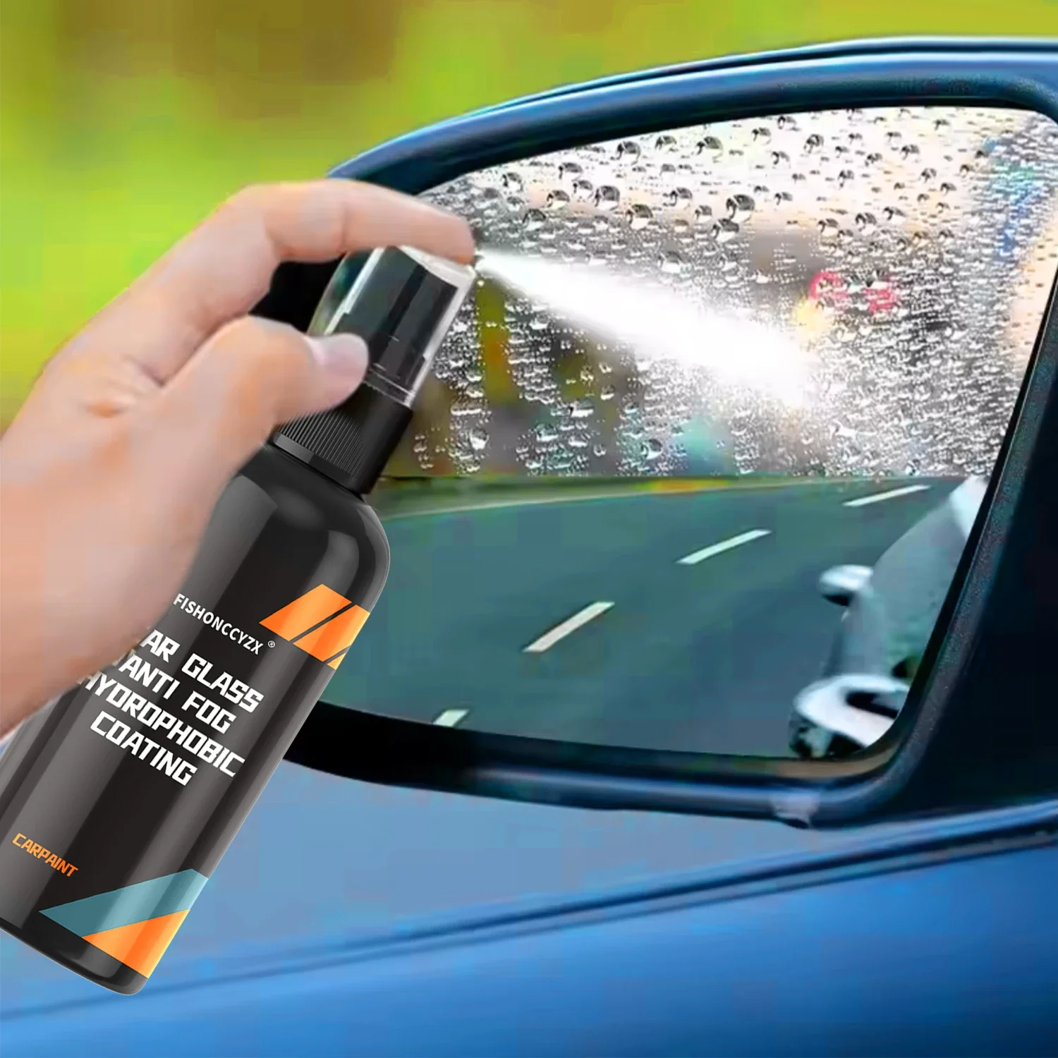 

Car Glass Anti-rain Water Spray Repellent Nano Coating Hydrophobic Waterproof Agent Oil Film Removing Auto Glass Film Agent