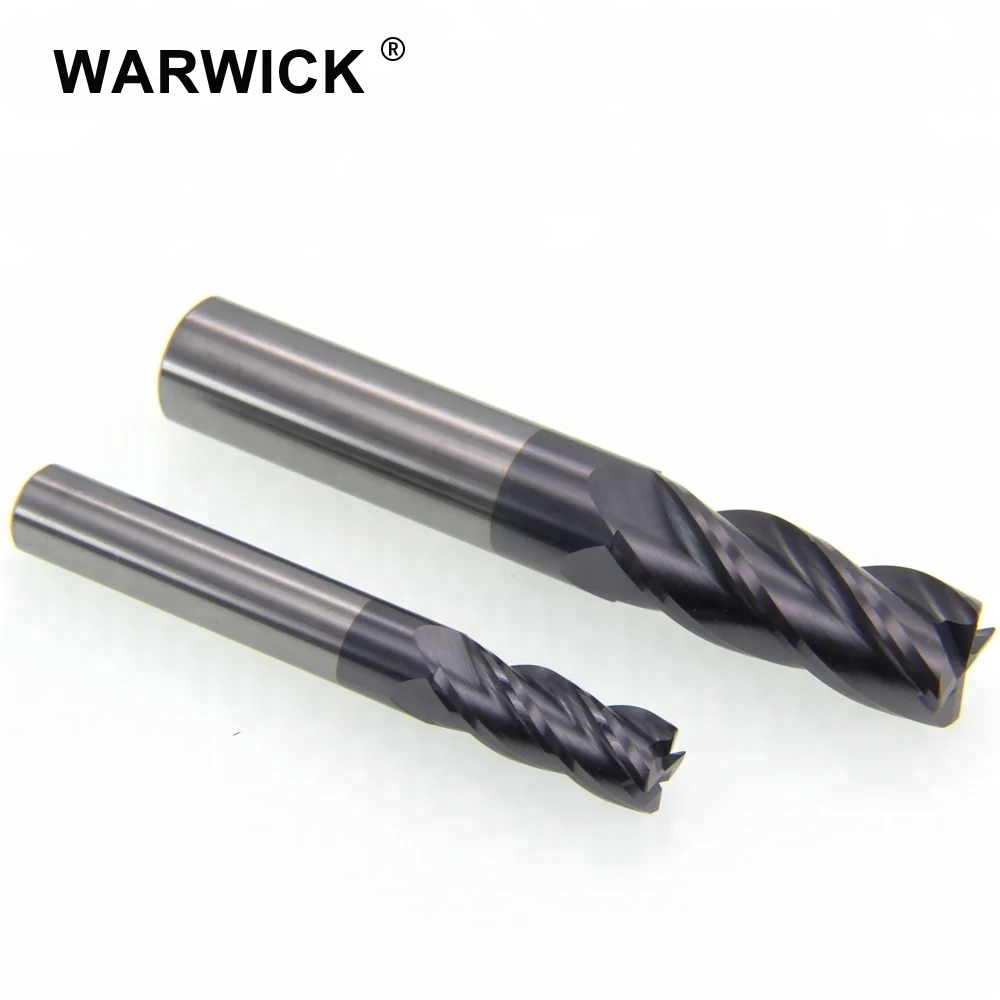 High Speed Cheap Standard  End Mills Cutter Sizes Types