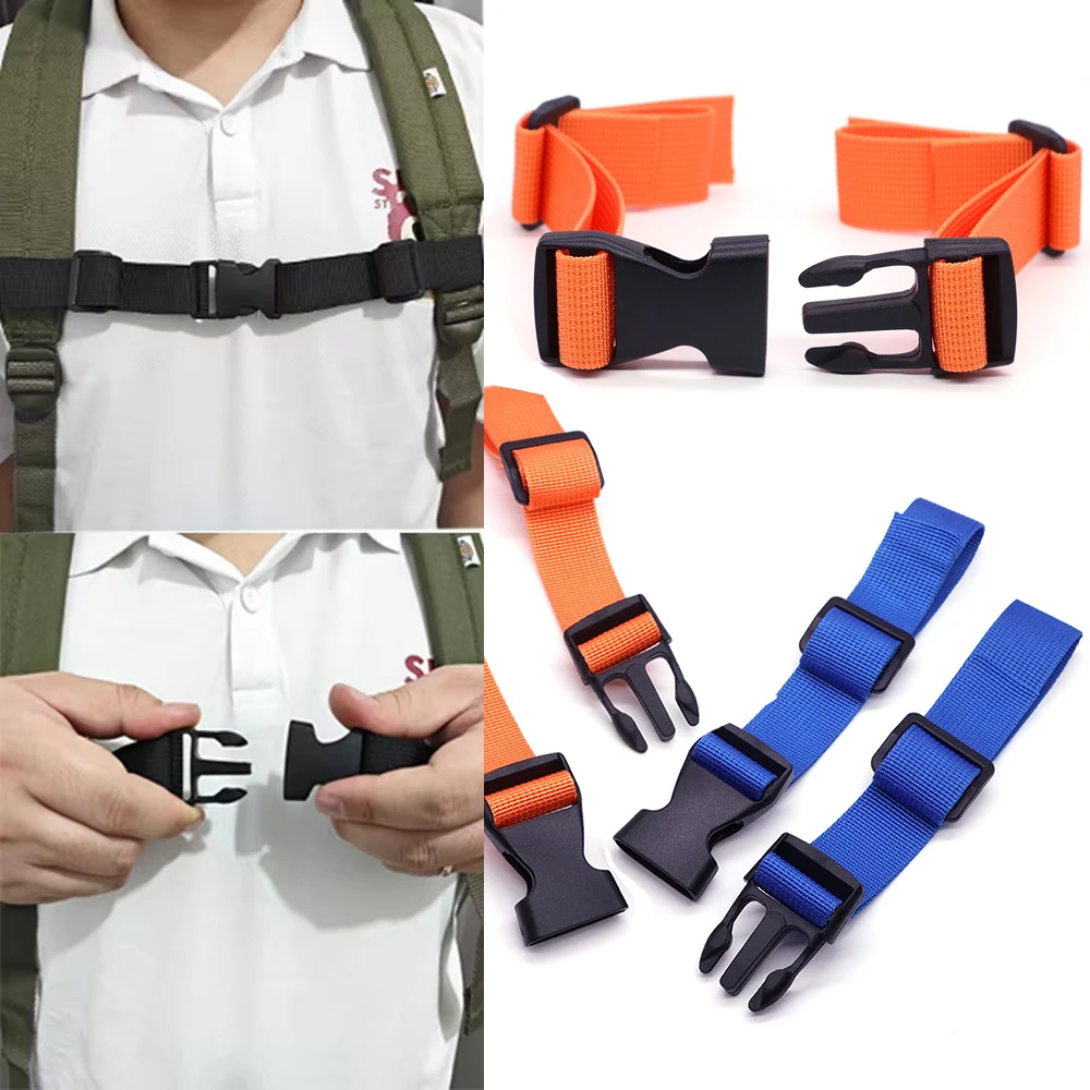 Backpack Shoulder Strap Fixed Buckle Non-slip Chest Strap School Bag Chest Buckle Strap Adjustable Shoulder Strap  Accessories