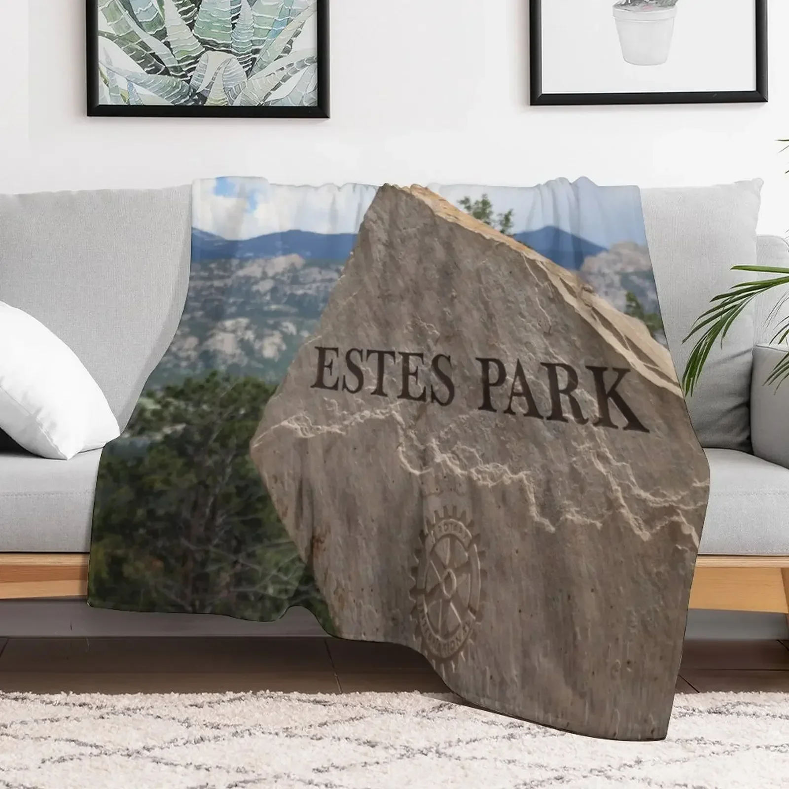 

Estes Park Throw Blanket Hairy Luxury Thicken Blankets