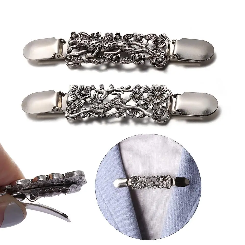 

Winter Fashion New Sweater Blouse Pin Retro Animal Pattern Cardigan Clip Shawl Brooch Duck Clip Clasps