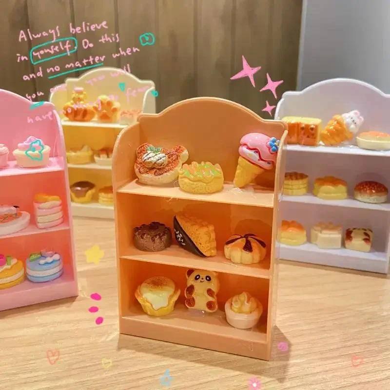 1:12 Casa delle bambole in miniatura Scaffale da supermercato Espositore Scaffale di stoccaggio Decorazione scena Accessori per casa delle bambole giocattolo