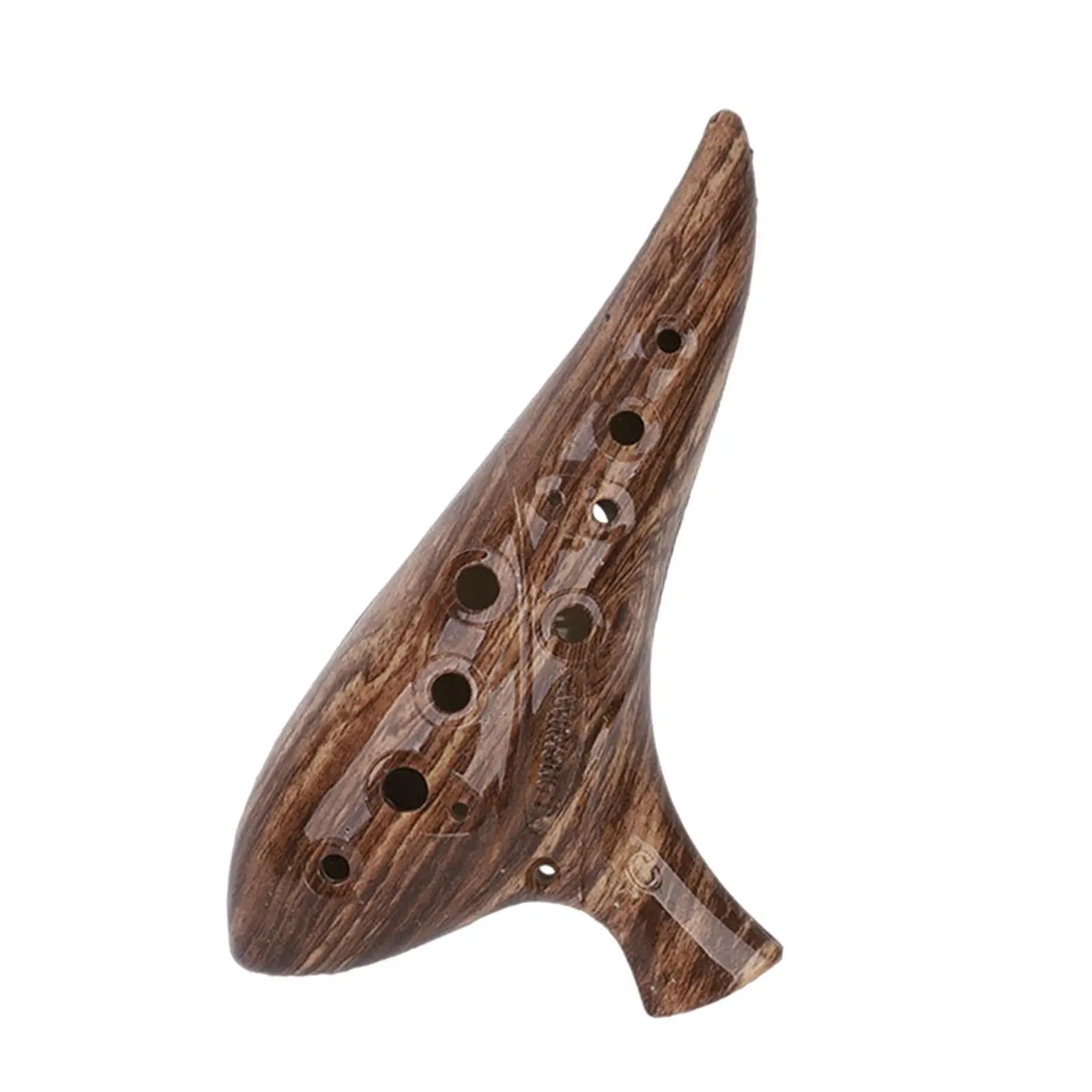 Ocarina Portátil de 12 Furos em Resina, Fácil de Usar, Instrumento Musical Incrível para Adultos e Estudantes