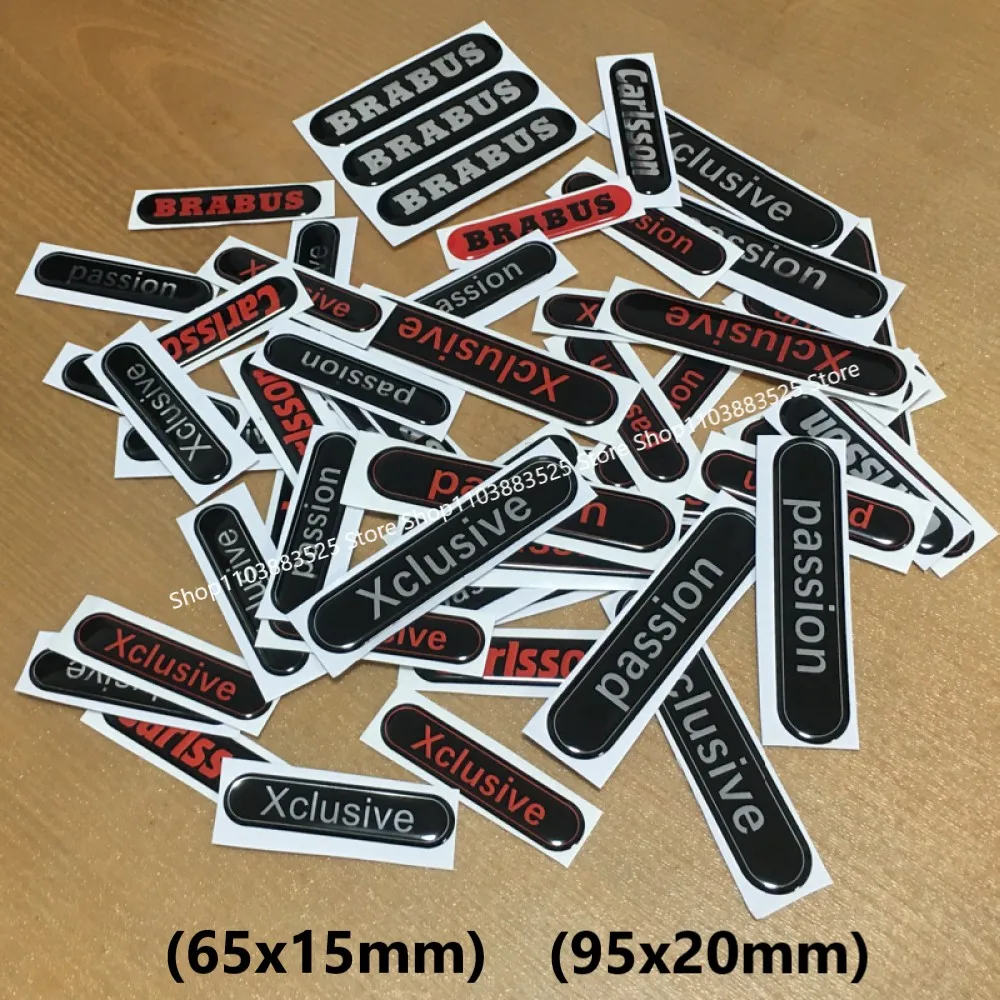 Emblema Adhesivo para Coche Brabus Carlsson Xclusive Passion W204 W205 GLC G63 G65 W463 G500 Smart G350 CLA W464 W213