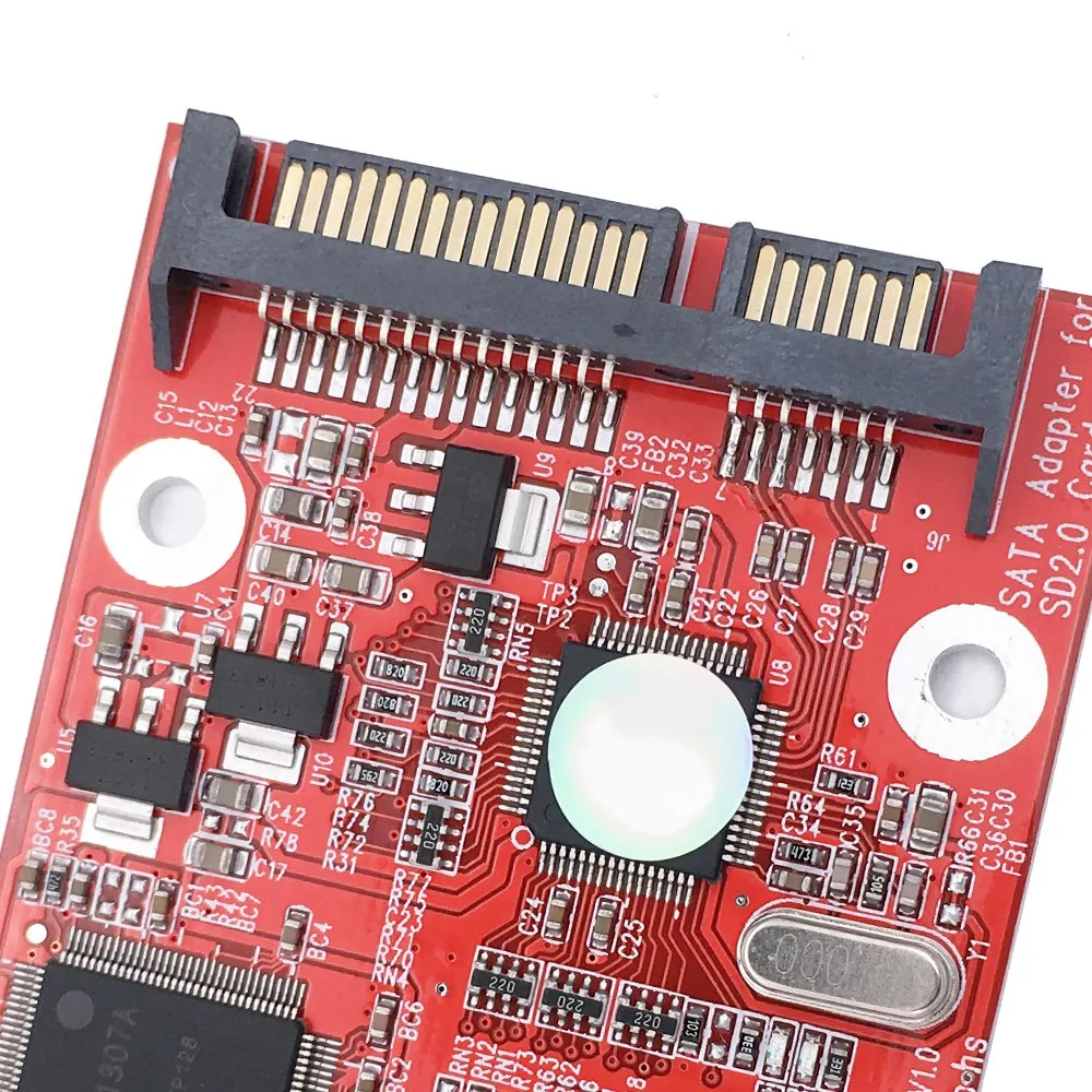 MMC SD SDHC 2.0SATA To SD High-Speed Adapter Card SD Card To SATA Adapter HDD Secure Digital Conversion Adapter