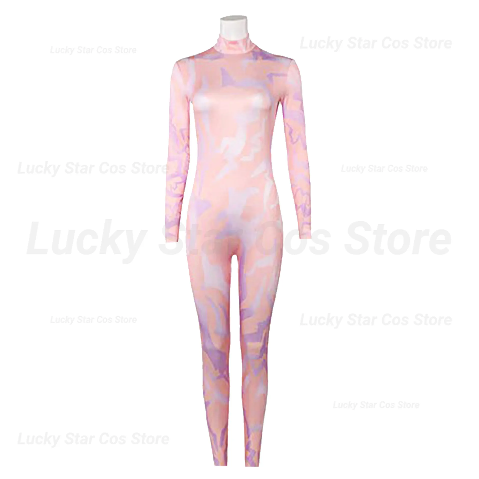 أطفال بنات شيطان الصيادين تأثيري رومي زي هالوين Kpops الملونة الوشم بذلة أداء حفلة أنيمي لعب الأدوار ارتداءها