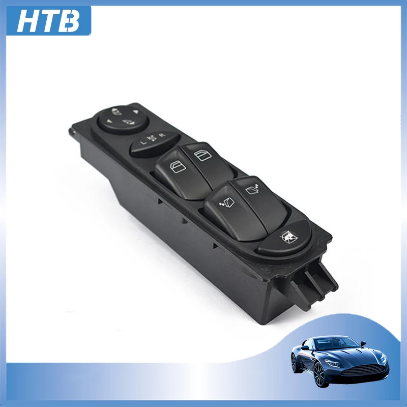 Master electric Power Window Control Switch for Mercedes Benz Viano Vito W639 A6395451313 ABS Car Black Window lock button