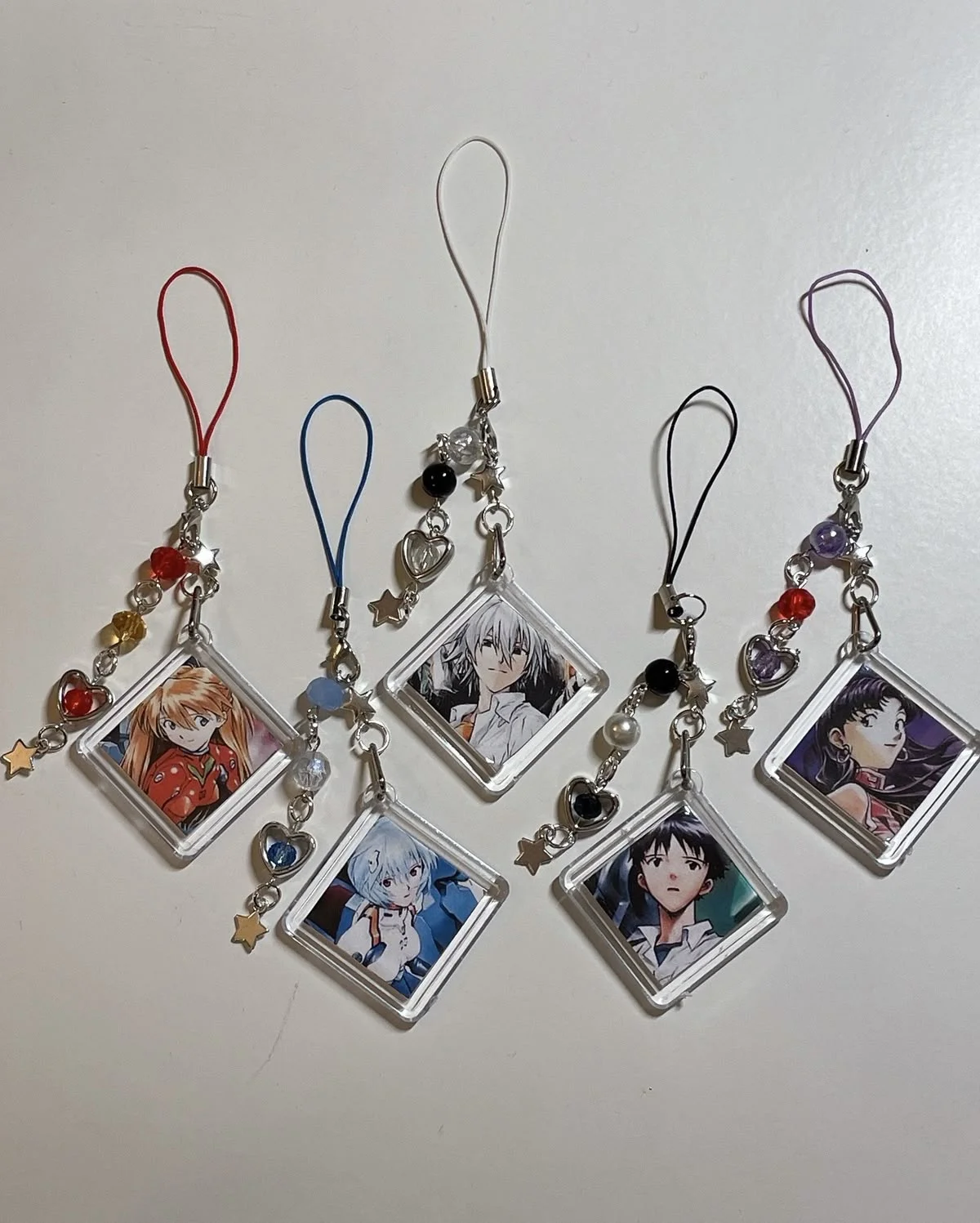 Handmade cartoon pendant for anime peripherals, phone chain, Y2K jewelry