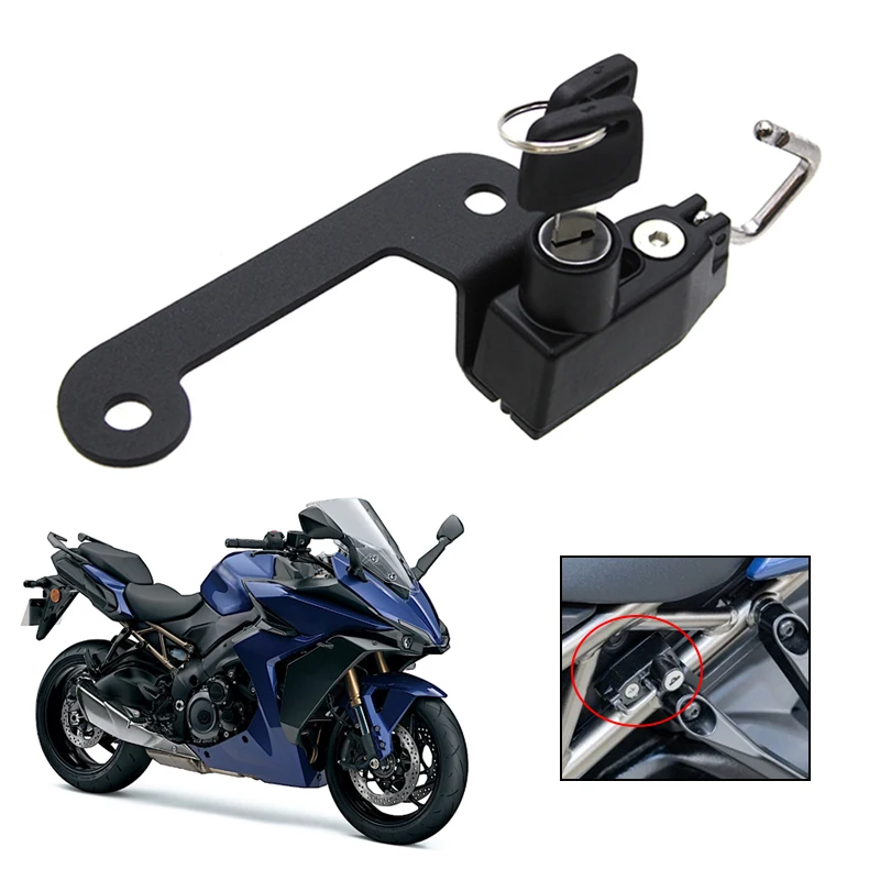

GSXS1000GT мотоциклетный шлем, замок, крючок, ключи, блокировка, подходит для SUZUKI GSX-S1000GT GSX S1000GT 2021 2022