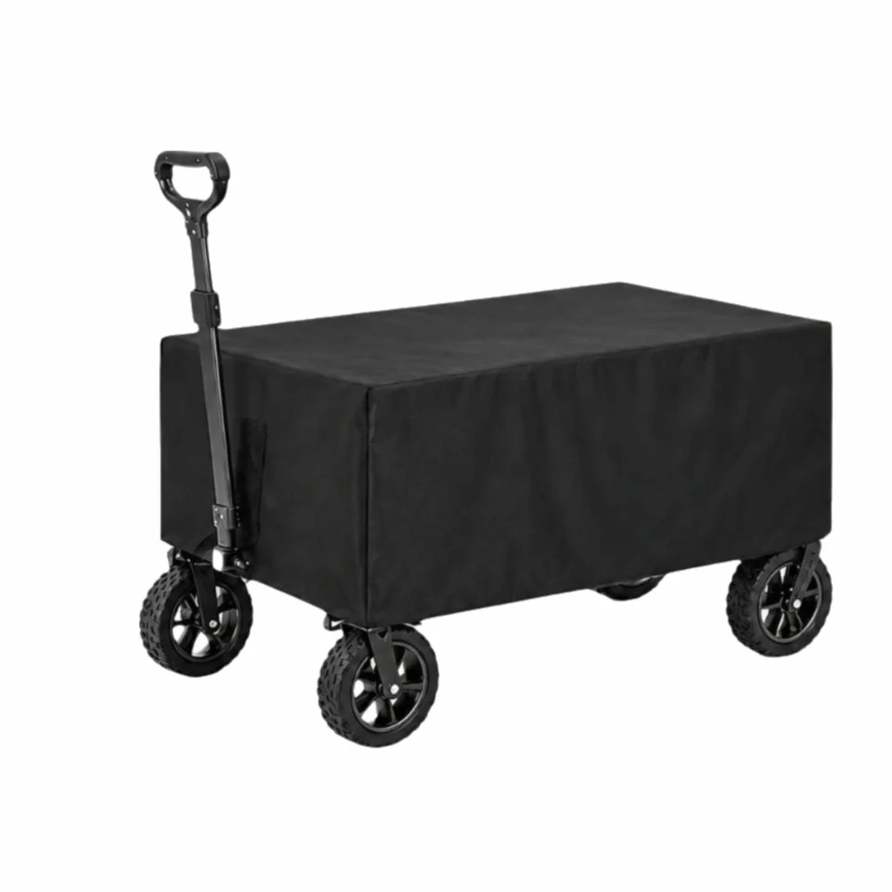 420D Oxford Fabric Wagon Rain Cover All Weather Protection Water Proof Collapsible Wagon Cover Storage Bag Included