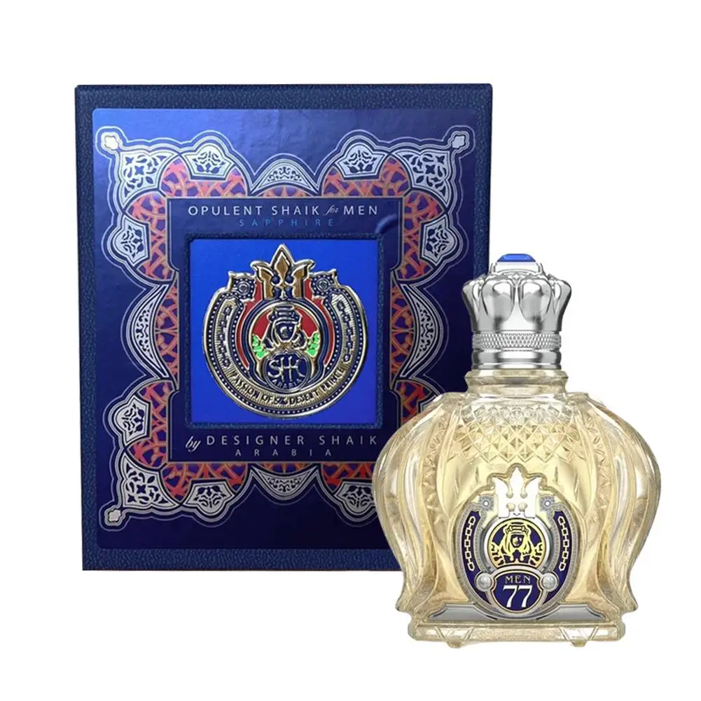 100 ml Royal 77 Sapphire Eau de Parfum für Herren, königsblauer, orientalischer Duft, langanhaltend, arabisch inspiriert._voghion.com