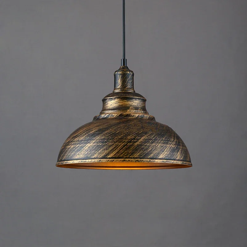 Vintage Loft Retro Hanging Lamp Bar Kitchen Office Dining Room Cafe Restaurant Black/Silver/Copper Chandelier E27 Pendant Lights