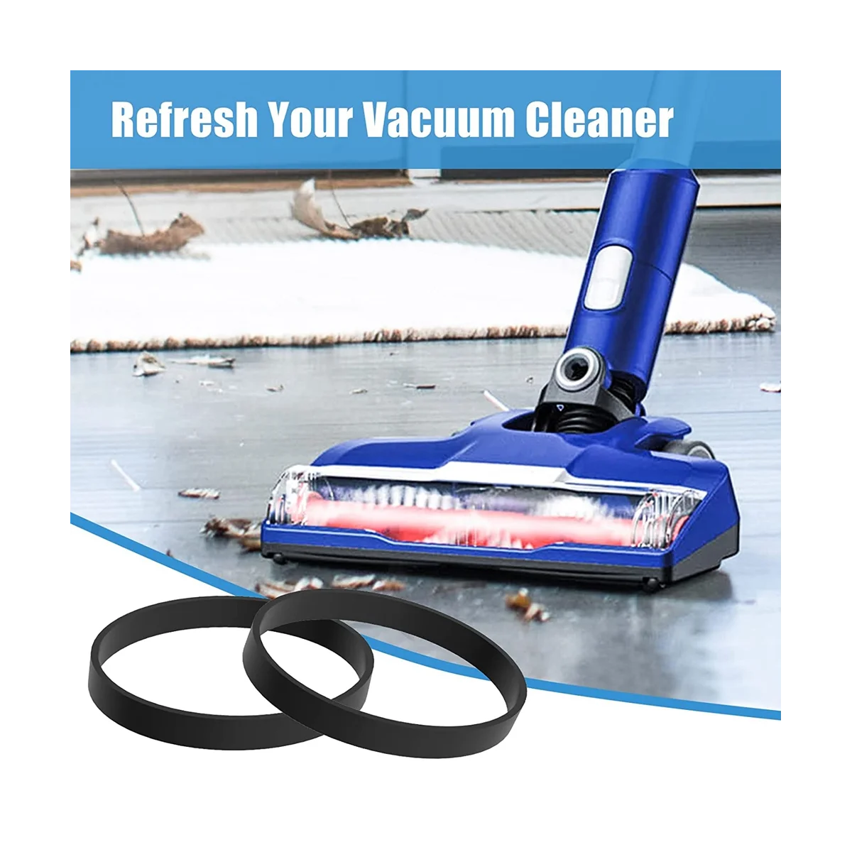 風車用バキュームベルト,バッグレス直立掃除機uh70105 uh70100 uh70102 uh70110,38528, 4個,562932001