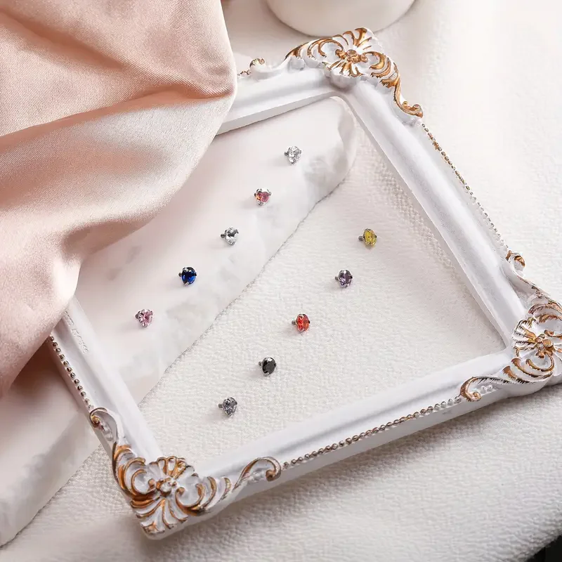 16PCS คริสตัล Zircon Dermal An - Body Jewelry Dermal บทวิจารณ์และราคา
