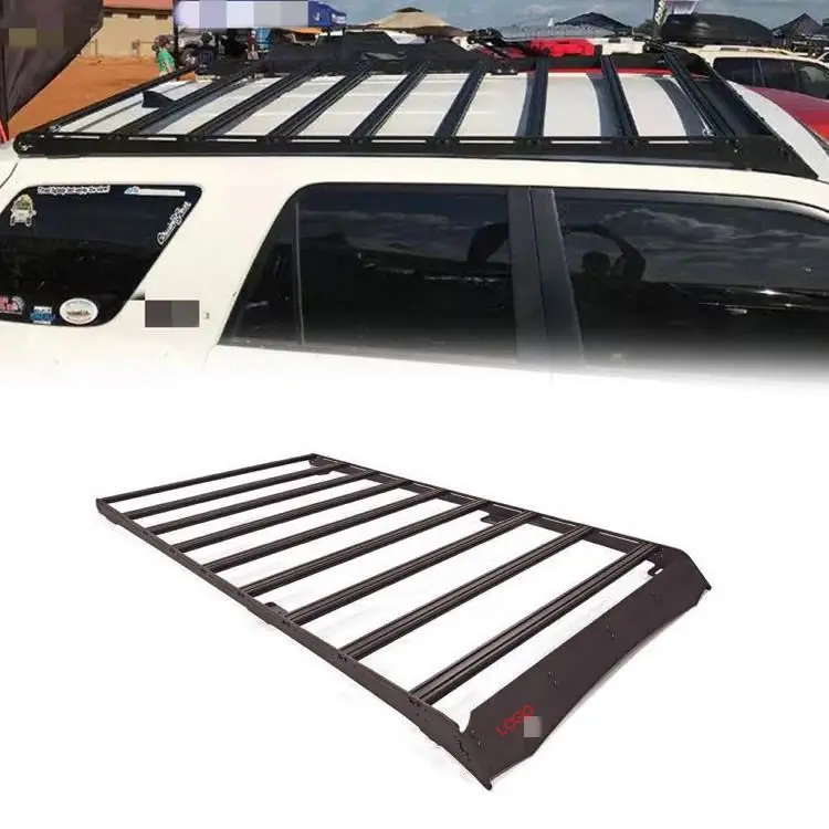 For Gobison 2010-2022 High Quality Aluminum With Cross Bar Full Top Roof Rack For 5th Gen TOYOTA 4RUNNER Roof Rack