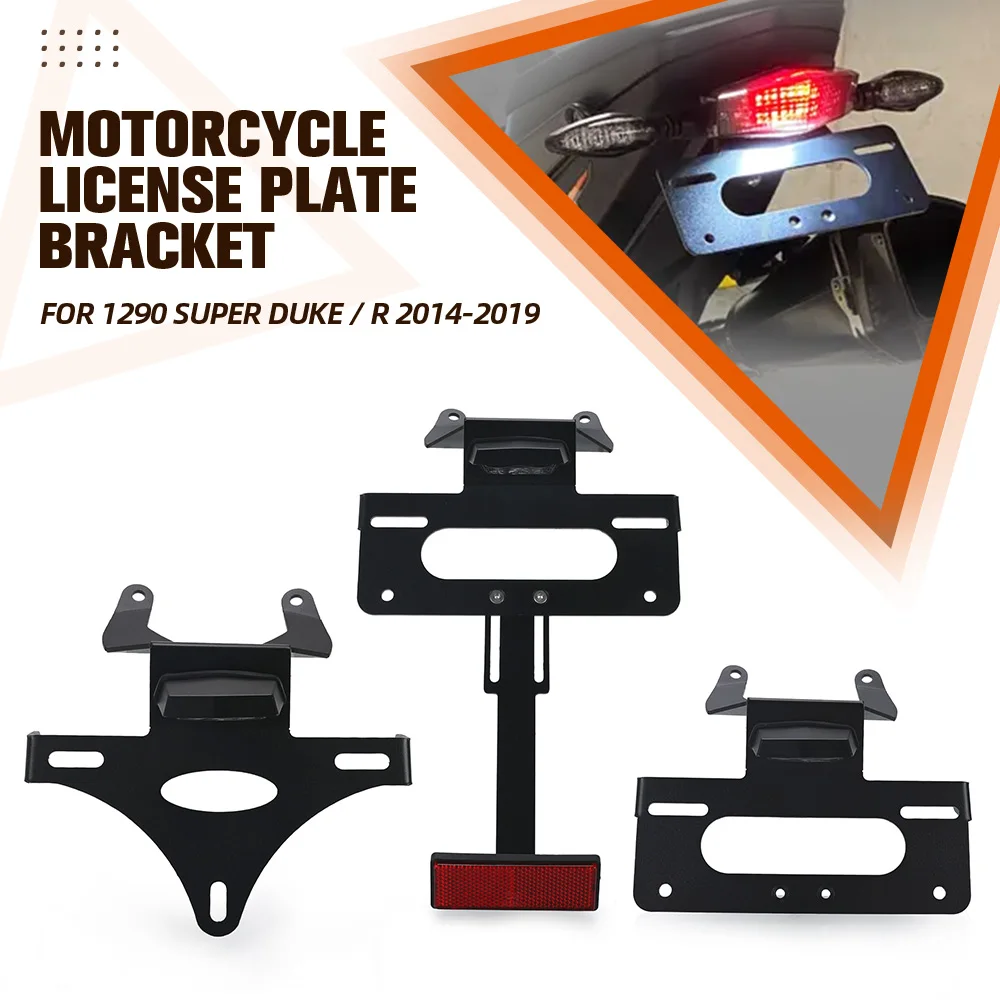 

Motorcycle License Plate Holder Tail Light Bracket Tidy Fender Eliminator For 1290 Super Duke / R 2014 2015 2016 2017 2018 2019