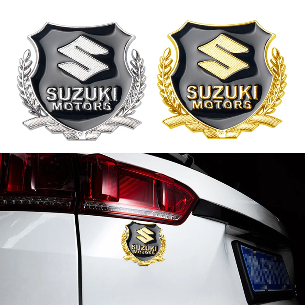 1/2 шт. 3D металлический авто Стайлинг логотип автомобильная наклейка значок эмблема хвост наклейка для Suzuki Grand Vitara Jimny Swift Wagon аксессуары 1/2 шт. 3D металлический авто Стайлинг логотип автомобильная наклейка значок эмблема хвост наклейка для Suzuki Grand Vitara Jimny Swift Wagon аксессуары