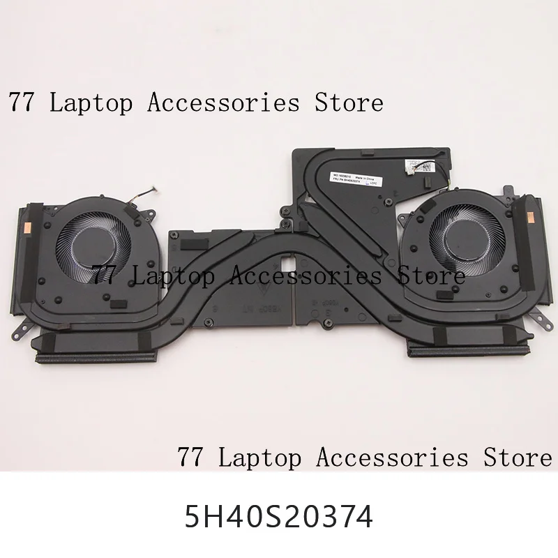 

5H40S20374 ДЛЯ Lenovo Legion 5 Pro-16ITH6H Y9000P2021H Радиатор Охлаждающий вентилятор для процессора и графического процессора