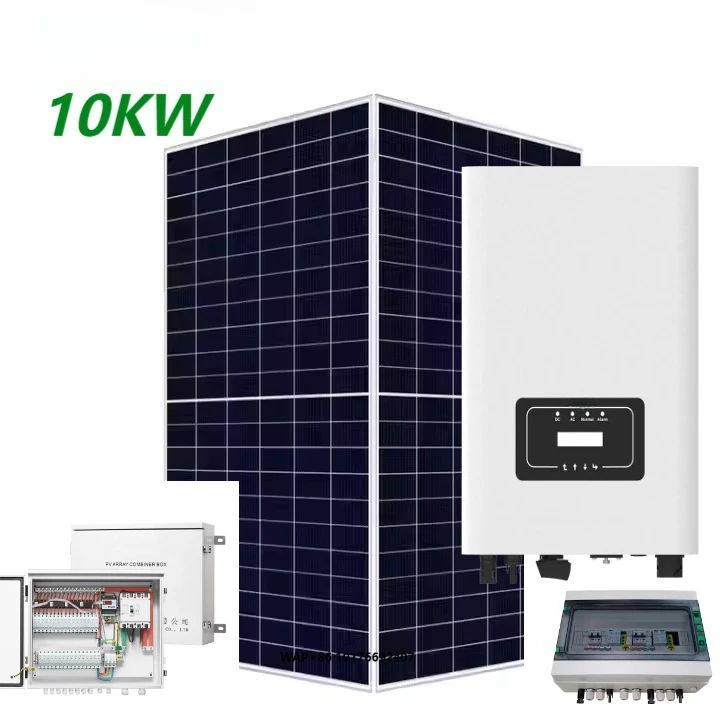 Customized 10KW On-Grid Complete Set Solar System Risen Solar Panel Deye Inverter for Residential Solar Energy Storage