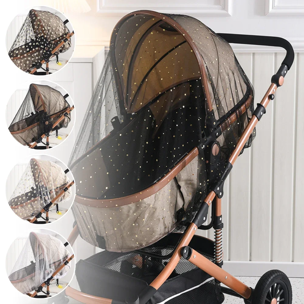

Mesh Safe​​ Baby Stroller Mosquito Net​​ ​​Easy To Carry​​ ​​Breathable​​ ​​Stroller Mesh Cover​​ ​​Encrypted Mesh​​